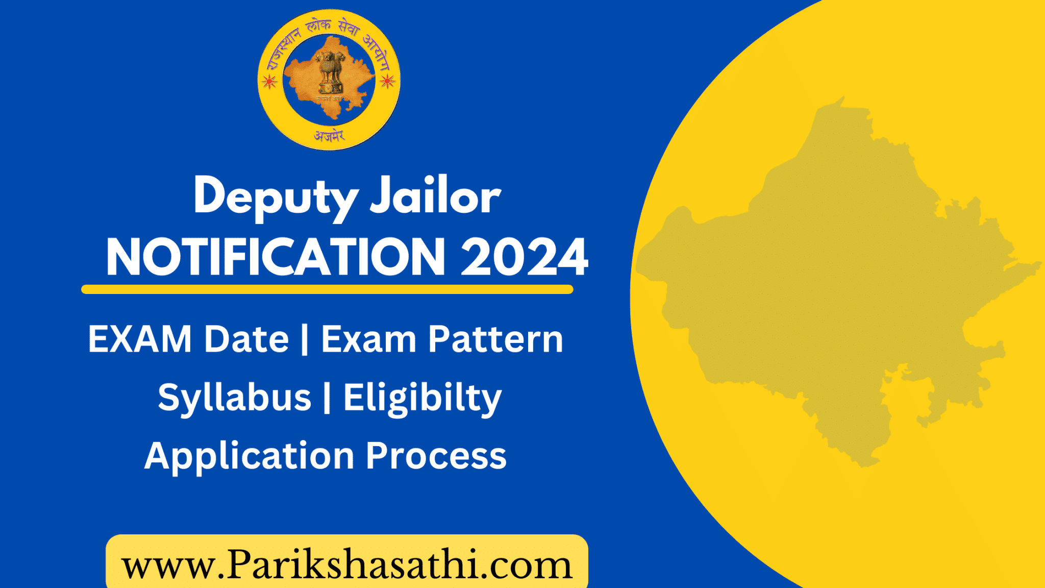 RPSC Deputy Jailor Vacancy 2024 RPSC Deputy Jailor Vacancy bharti 2024