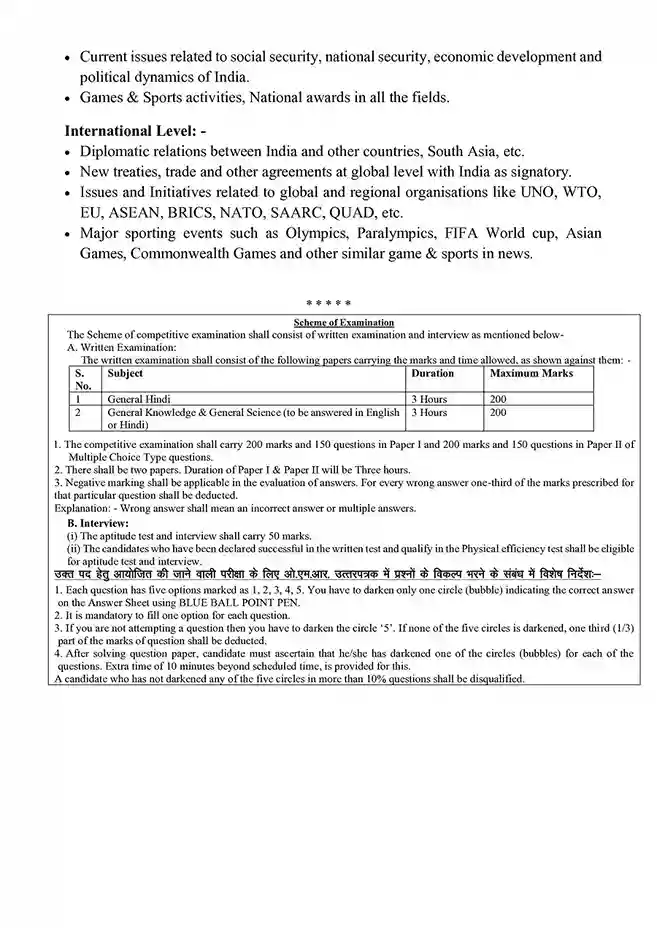 RPSC Deputy Jailor Syllabus 2024 Rajasthan Deputy Jailor Syllabus 2024