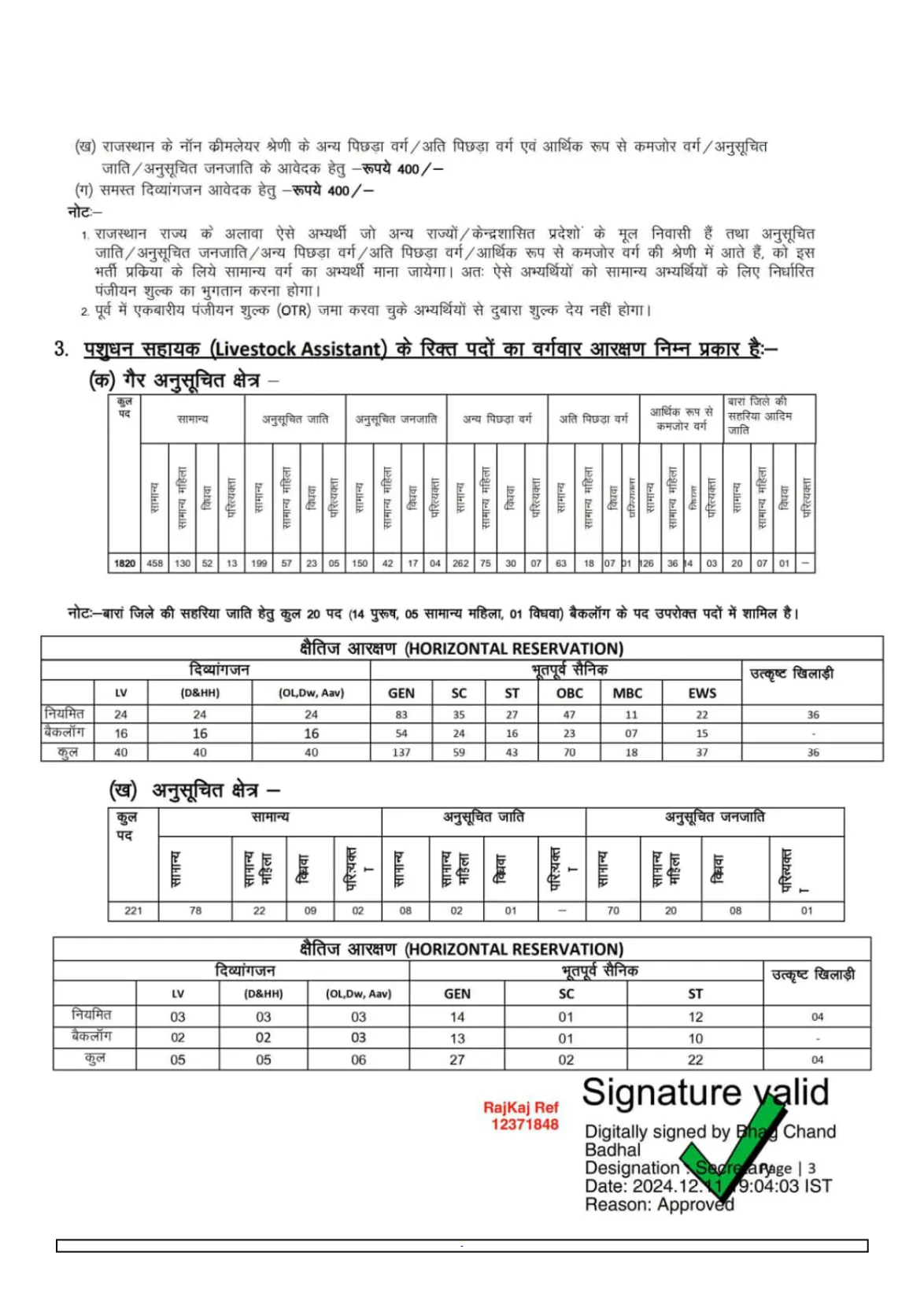 Rajasthan Pashudhan Sahayak Vacancy 2025
Rajasthan Livestock Assistant Vacancy 2024
Rajasthan Pashudhan Sahayak Bharti 2024
RSMSSB Pashudhan Sahayak Recruitment 2024
Rajasthan Livestock Assistant Recruitment 2024
Rajasthan Livestock Assistant Notification 2024
RSMSSB Livestock Assistant Vacancy 2024
Rajasthan Pashudhan Sahayak Application Form 2024
Rajasthan Livestock Assistant Online Form 2024
Rajasthan Livestock Assistant Eligibility 2024
Rajasthan Pashudhan Sahayak Exam Date 2024
How to apply for Rajasthan Livestock Assistant 2024
Rajasthan Pashudhan Sahayak Bharti 2024 qualification
Rajasthan Livestock Assistant Vacancy 2024 official website
RSMSSB Livestock Assistant syllabus 2024 PDF
Rajasthan Livestock Assistant Bharti 2024 age limit
राजस्थान पशुधन सहायक भर्ती 2024
राजस्थान पशुधन सहायक वैकेंसी 2024 ऑनलाइन फॉर्म
RSMSSB पशुधन सहायक भर्ती 2024 परीक्षा तिथि
राजस्थान पशुधन सहायक पात्रता 2024
राजस्थान पशुधन सहायक भर्ती अधिसूचना 2024